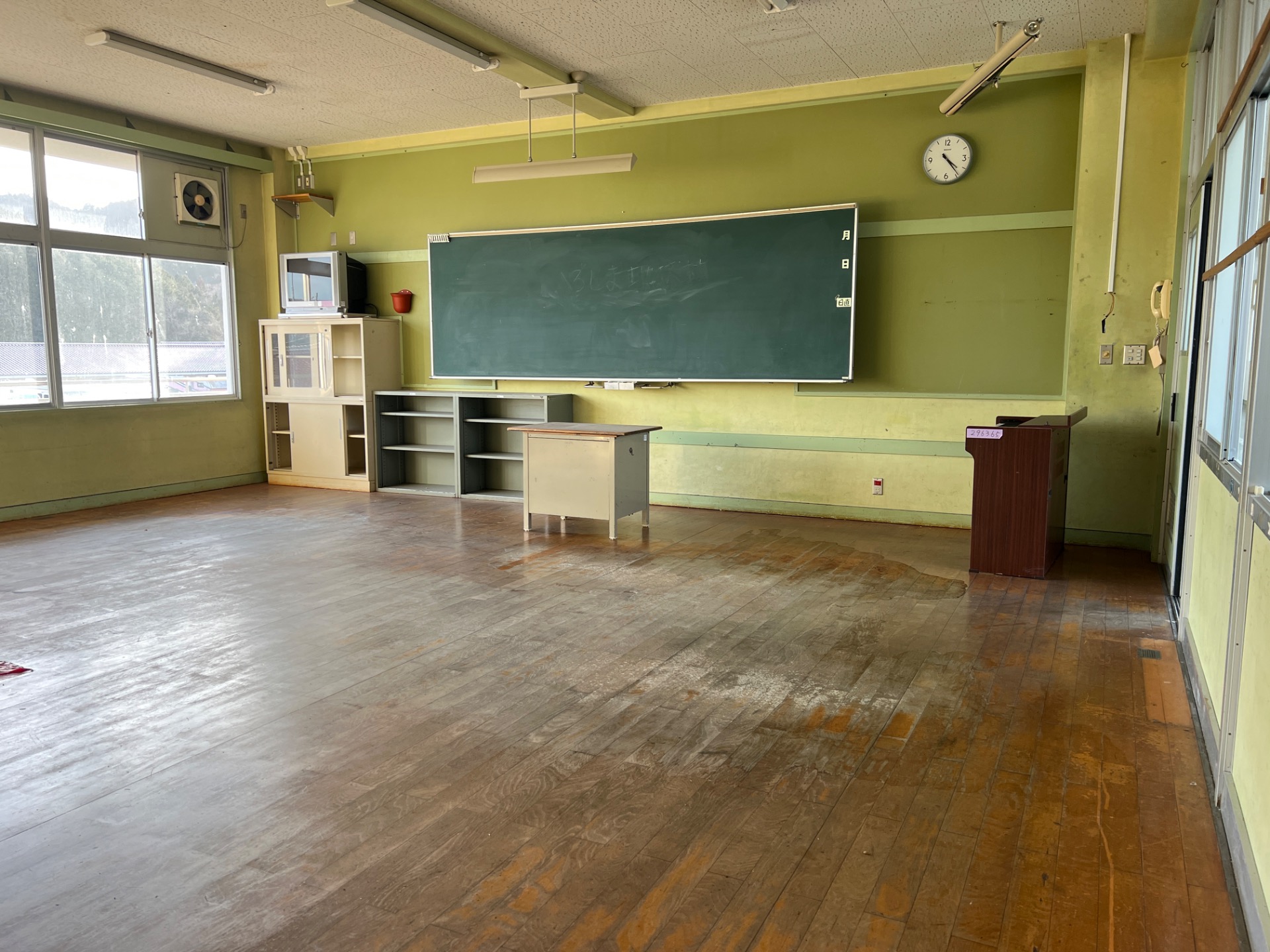 1階の教室だった部屋