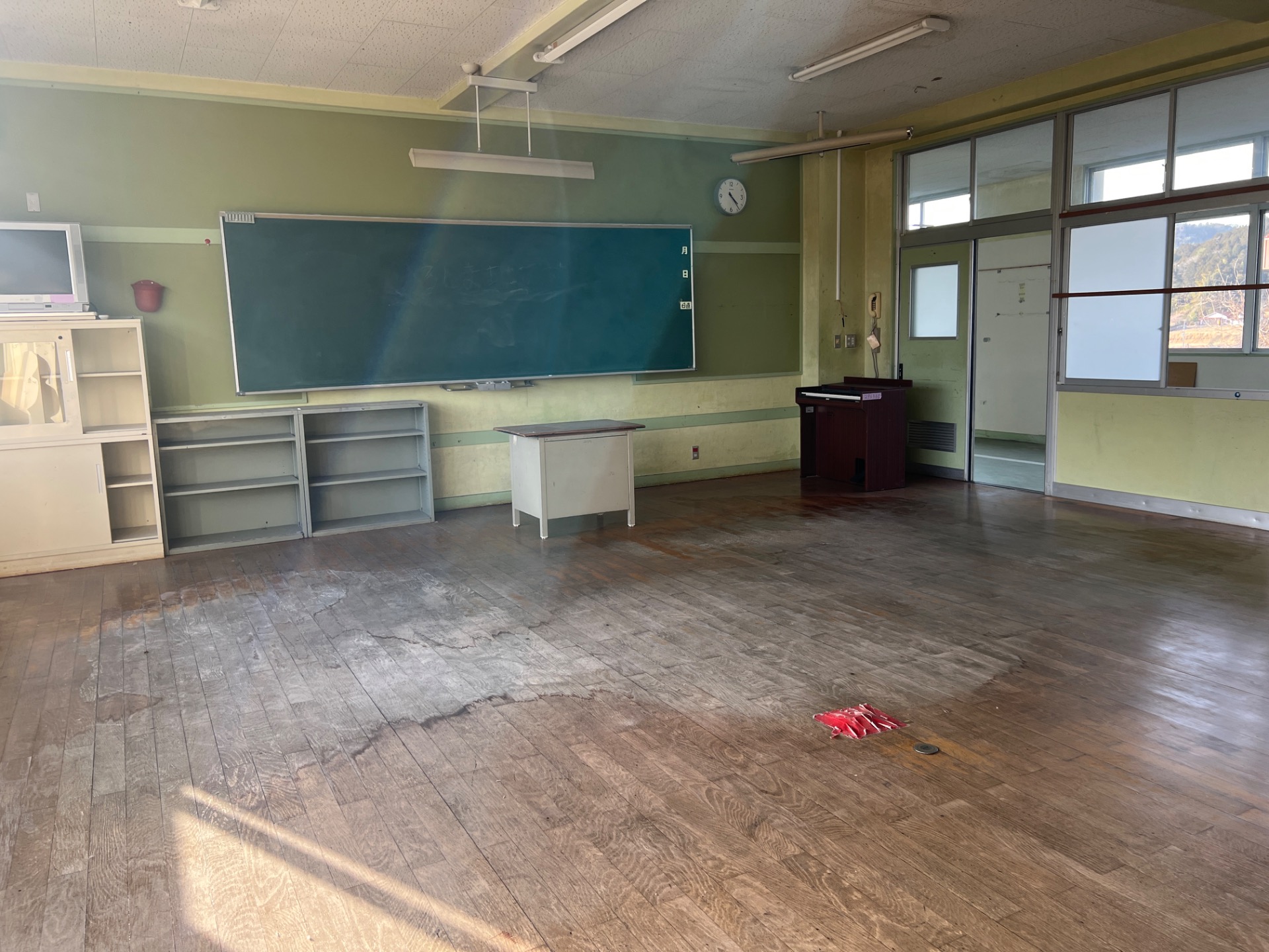 1階の教室だった部屋