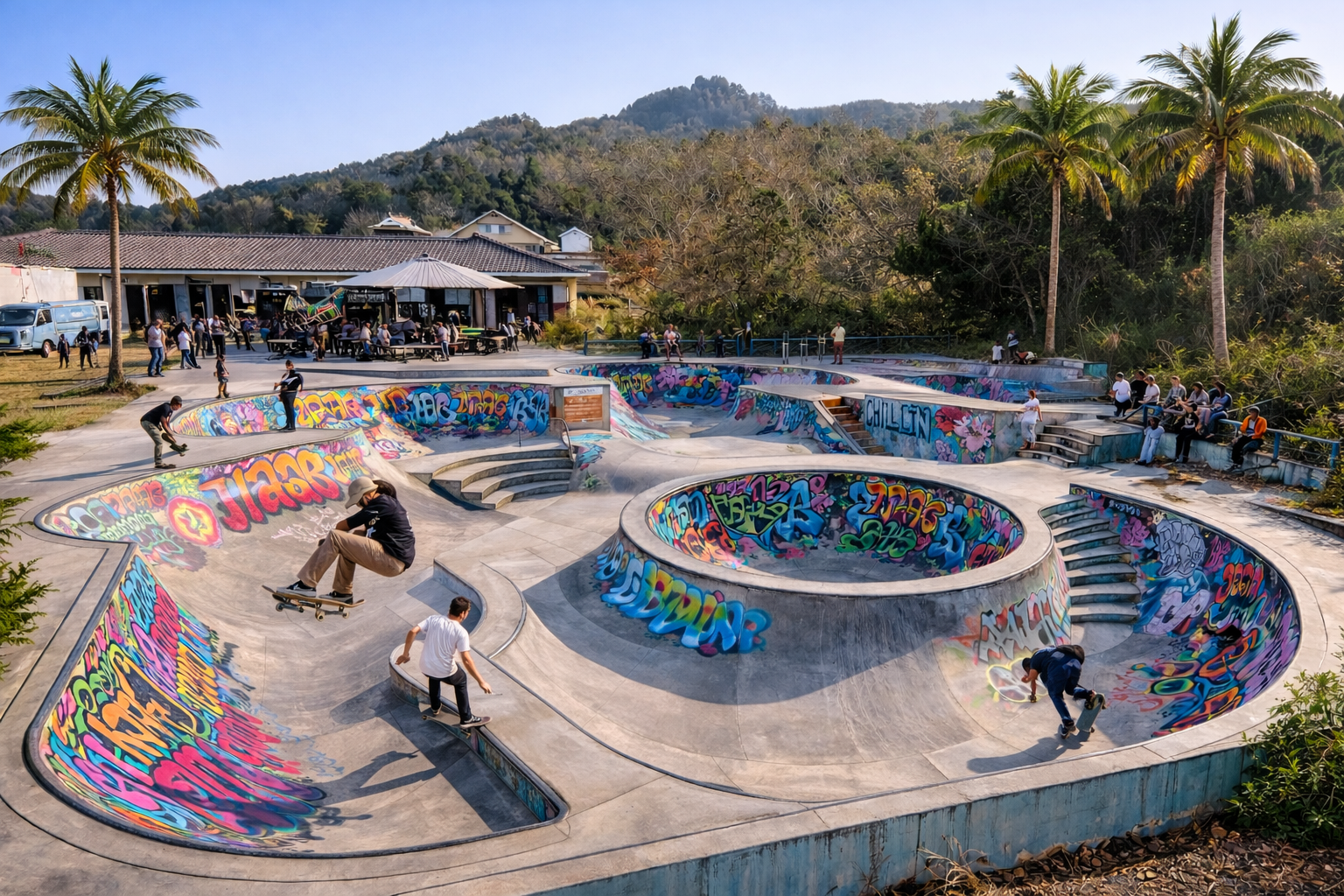 本格スケボープール