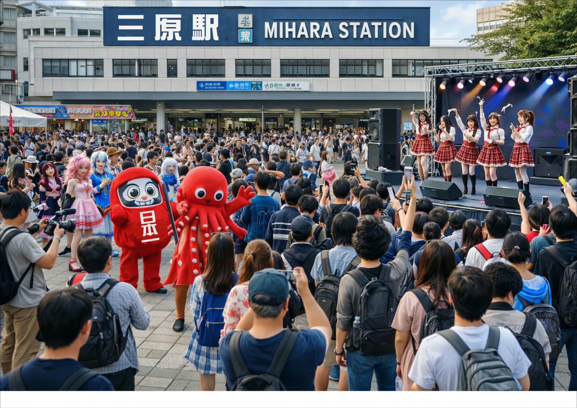 三原駅前活性化イベント