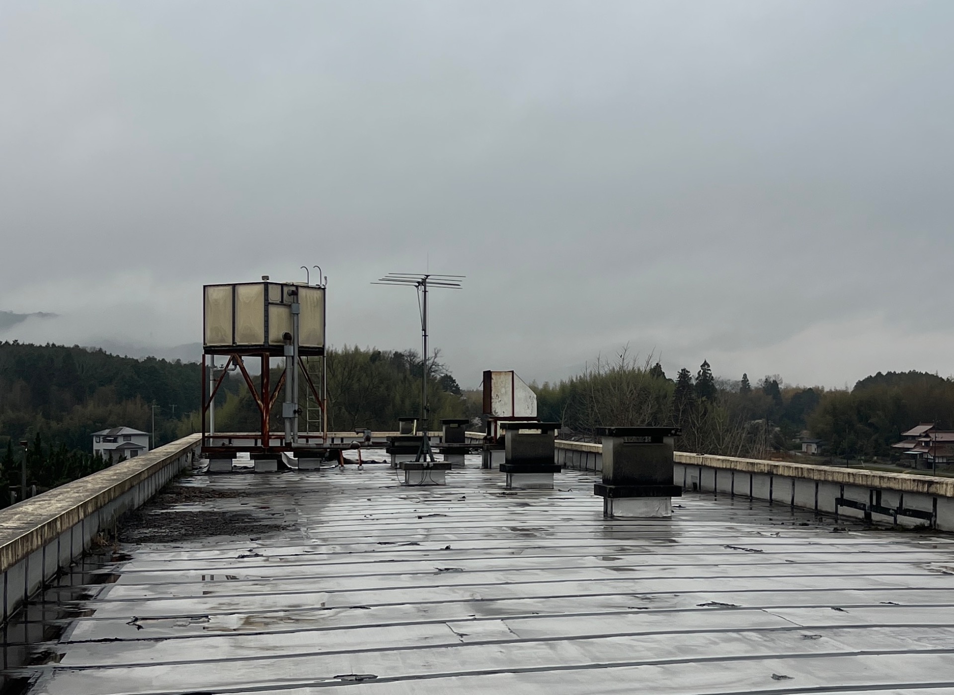 屋上の一番北側